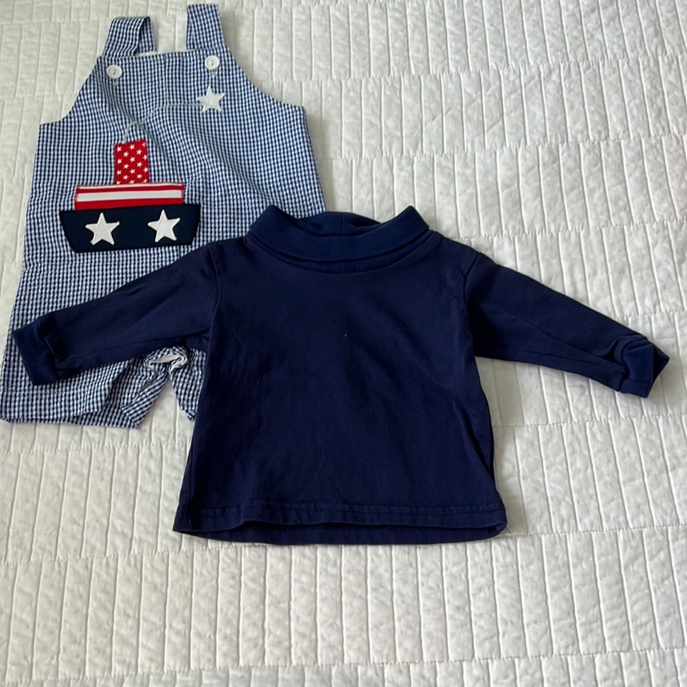 Boys Patriotic Romper
